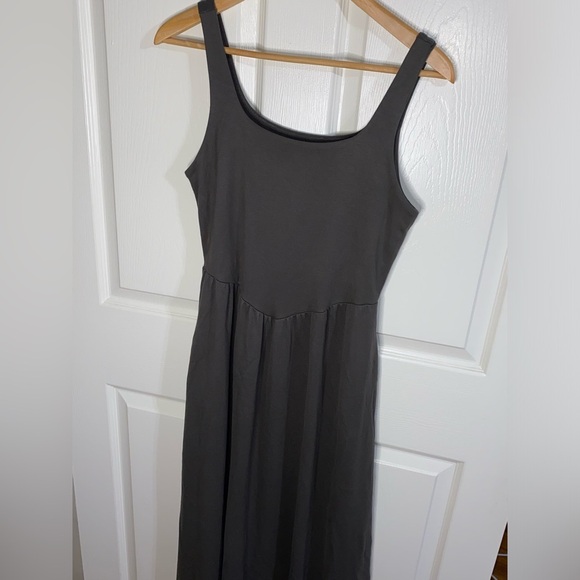 NLT made in Los Angeles Olive Green Sleeveless Dress with pockets size Large - Picture 6 of 6